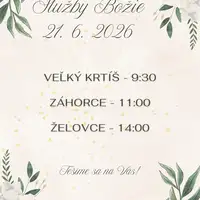Aktuálne Služby Božie