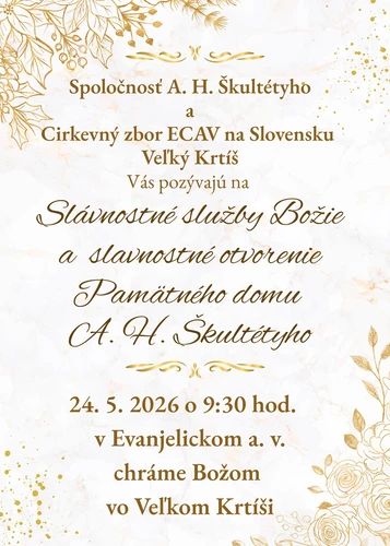 Otvorenie pamätnej izby A.H.Škultétyho