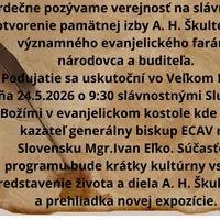 Otvorenie pamätnej izby A.H.Škultétyho