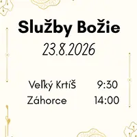 Aktuálne Služby Božie