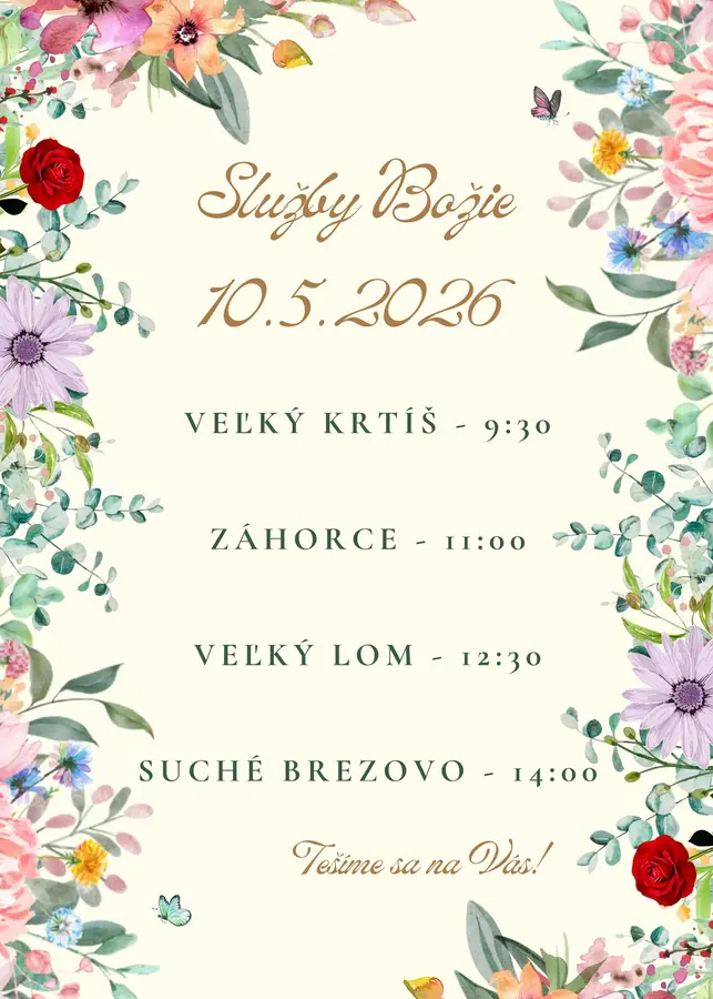 Aktuálne Služby Božie